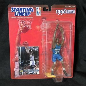 1998 Starting Lineup KEVIN GARNETT Timberwolves Figure + Exclusive Card